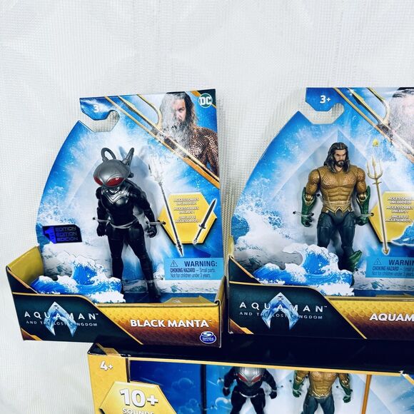 DC Aquaman vs Black Manta Battle Set w/ Submarine & 5 Figures Lot Mera Orm - Picture 4 of 9